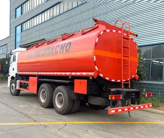 Red Oil Tank Truck
